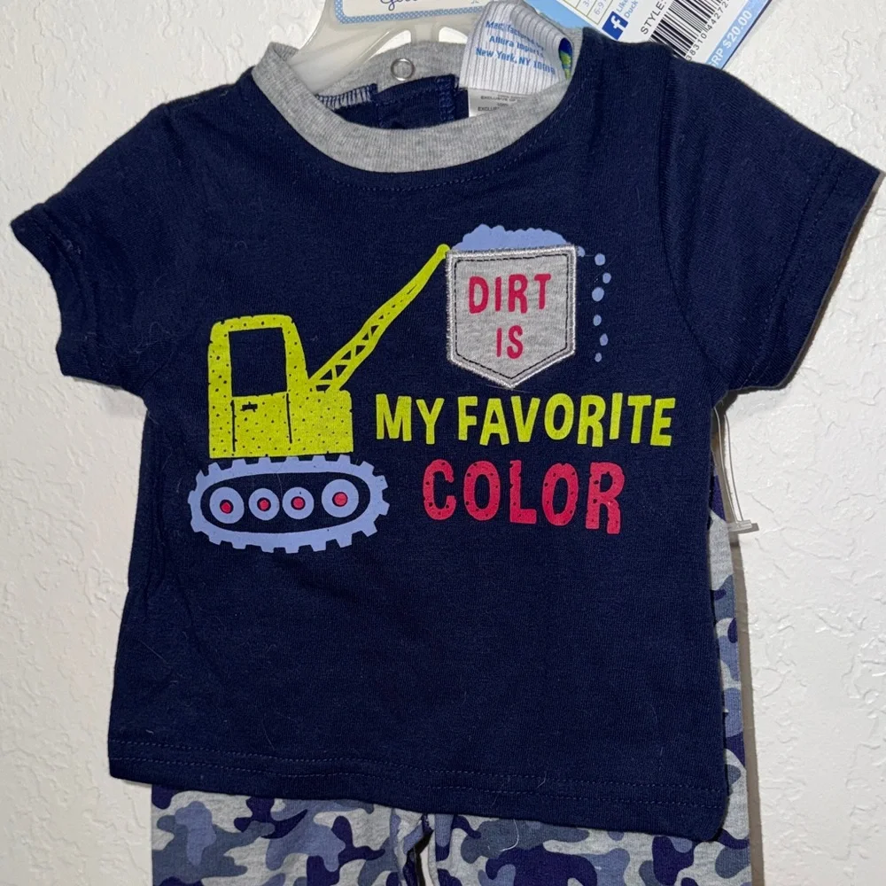 Kids Construction Theme Matching Set - Black‎ and Gray